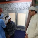 पीपलकोटी में स्वास्थ्य व्यवस्थाओं का जायजा लेने पहुँचे मुख्यमंत्री पुष्कर सिंह धामी
